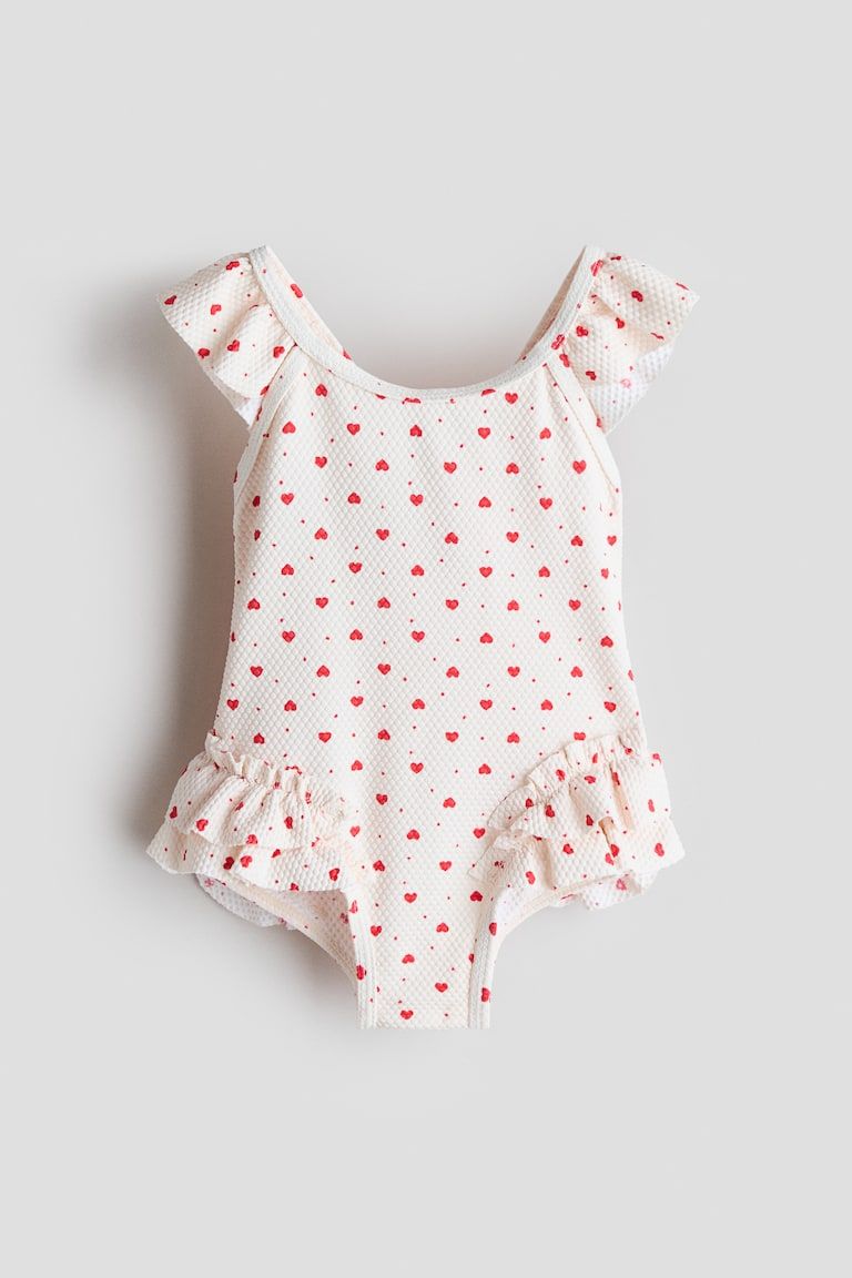 Ruffle-Trimmed Swimsuit