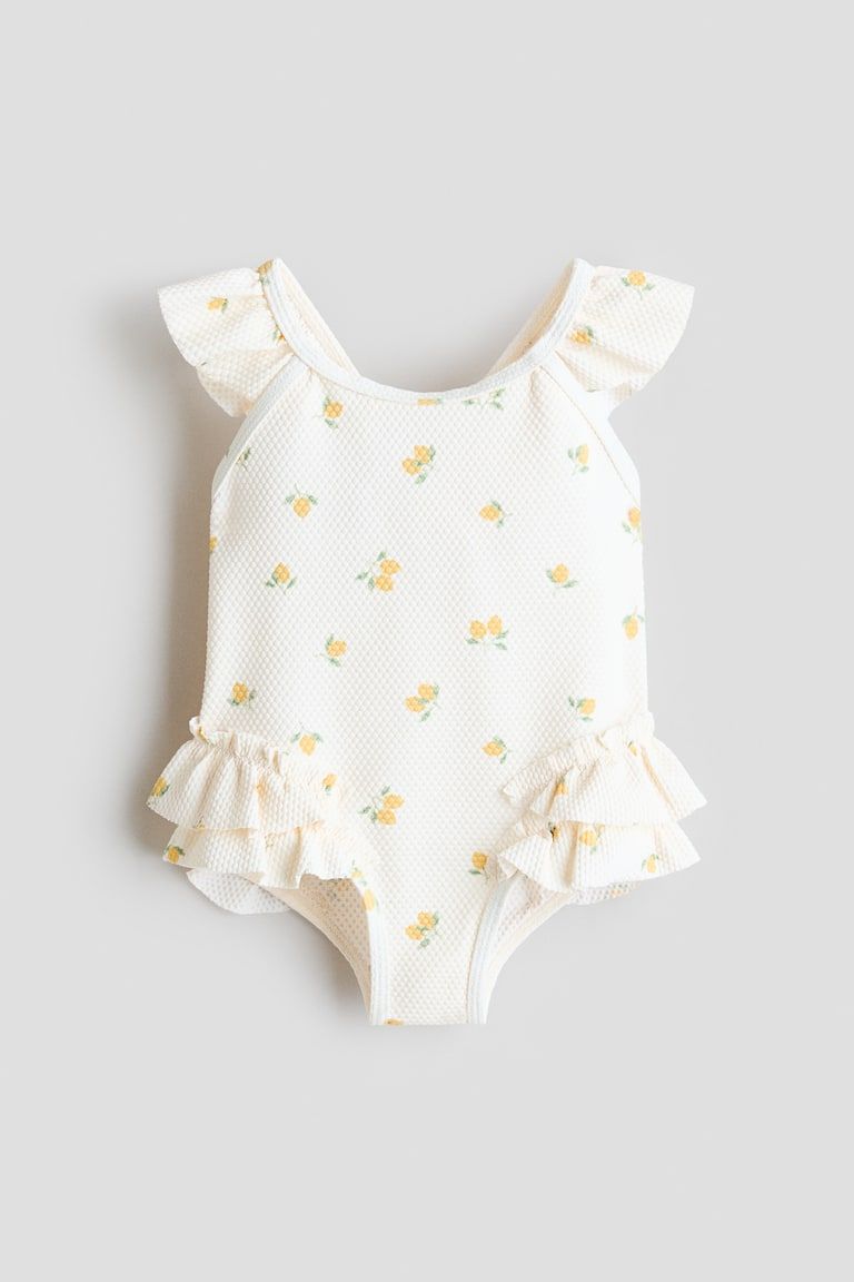 Ruffle-Trimmed Swimsuit