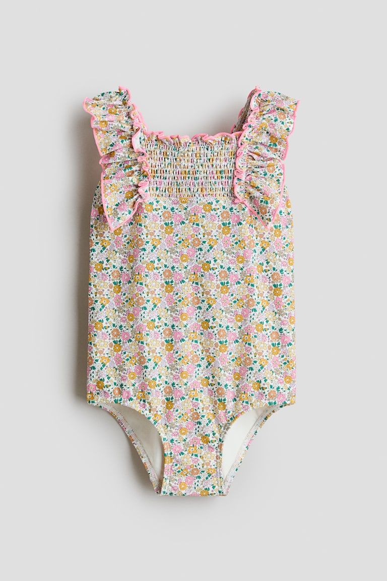 Ruffle-Trimmed Swimsuit