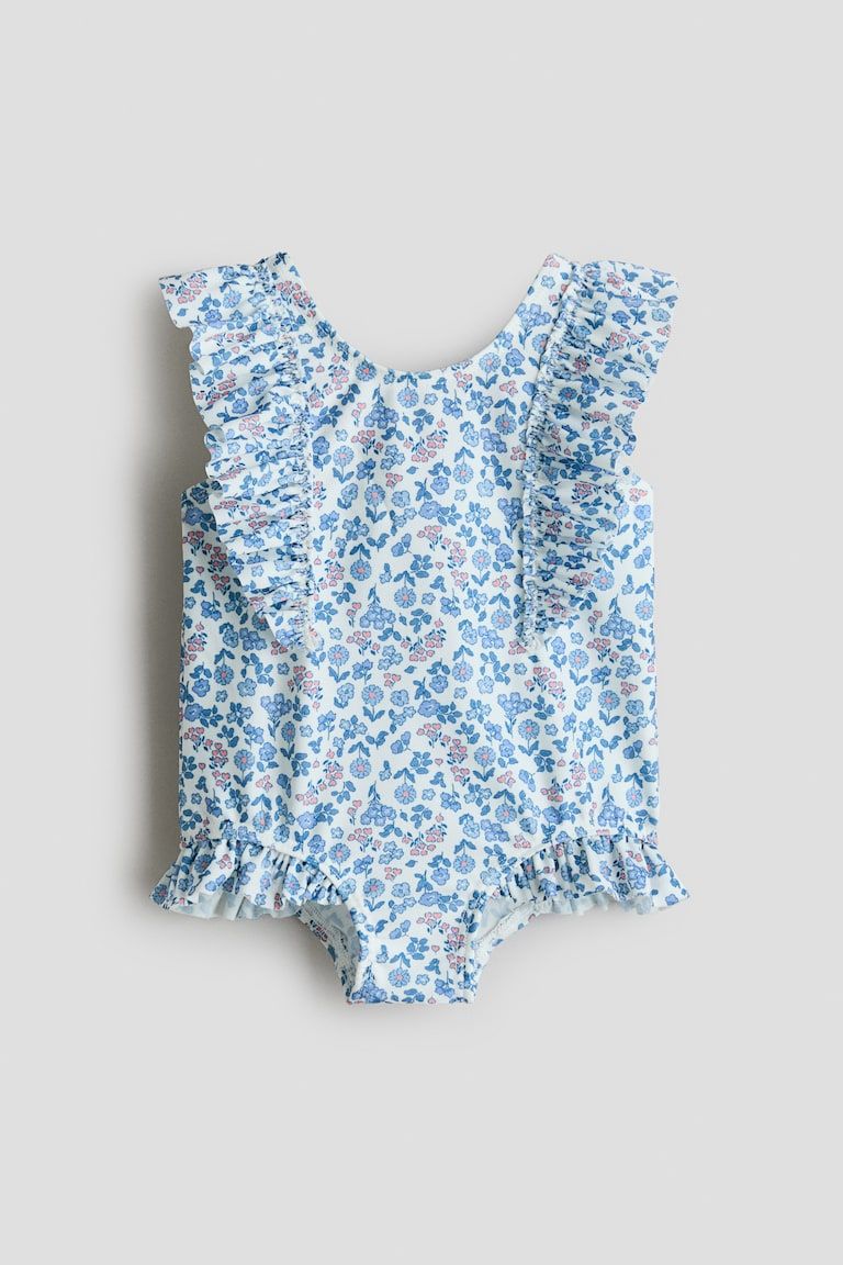 Ruffle-Trimmed Swimsuit