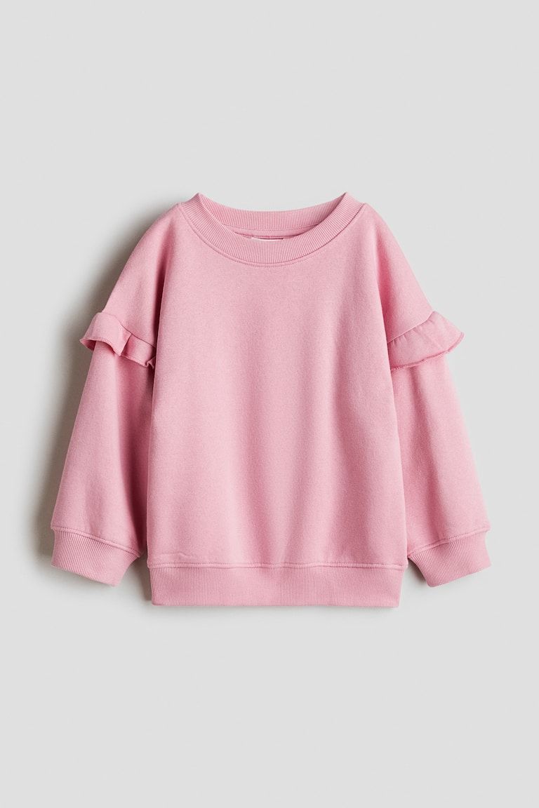 Ruffled Sweatshirt