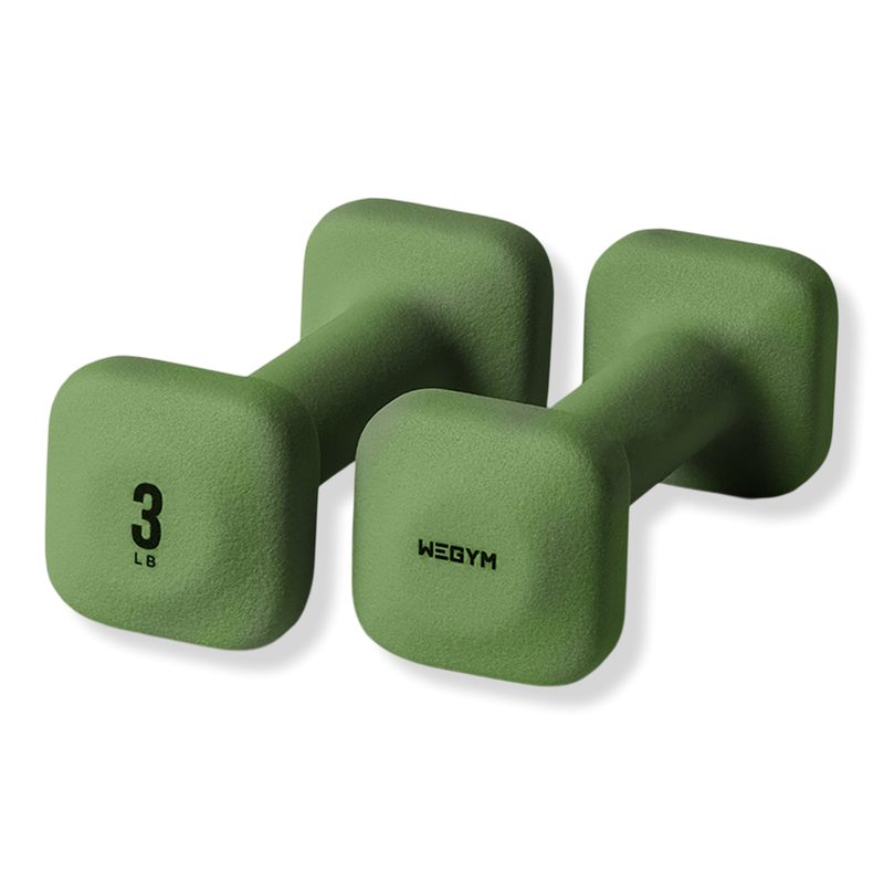 SafeGrip Dumbbells - Forest - 3 LB
