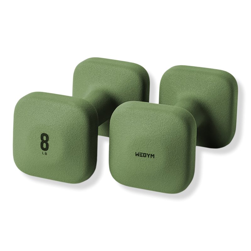 SafeGrip Dumbbells - Forest - 8 LB