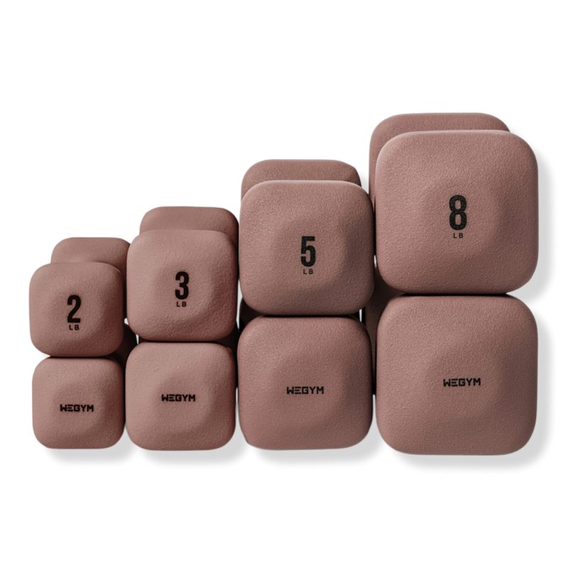 SafeGrip Dumbbells Lower Set - Rose