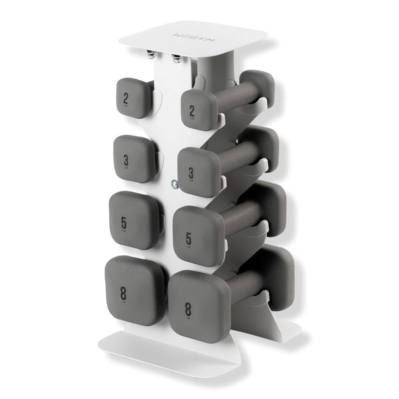 SafeGrip Dumbbells Lower Set with Light Rack - Slate