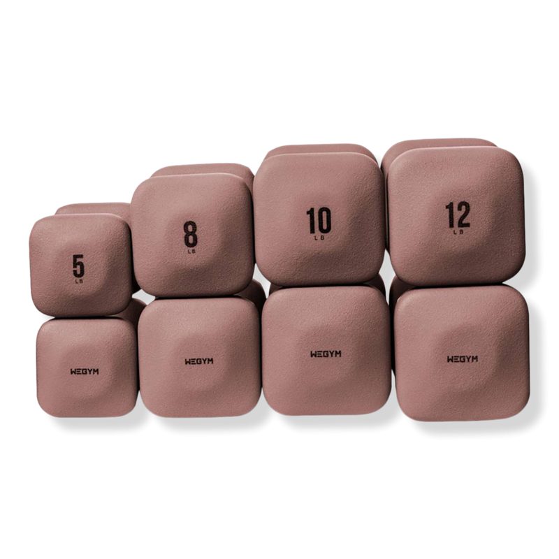 SafeGrip Dumbbells Medium Set - Rose