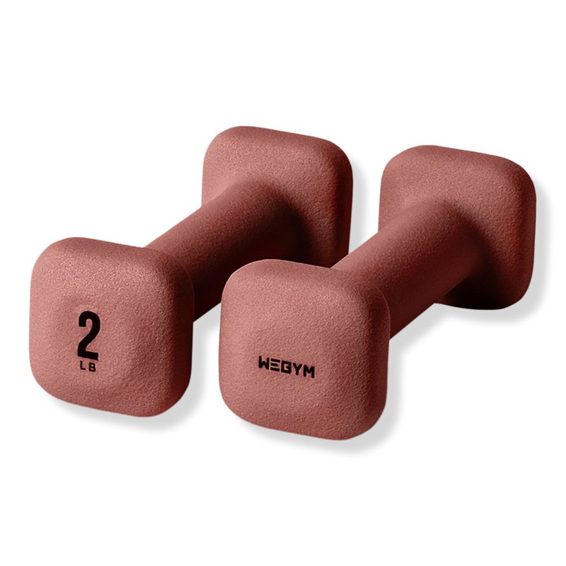 SafeGrip Dumbbells - Rose - 2 LB