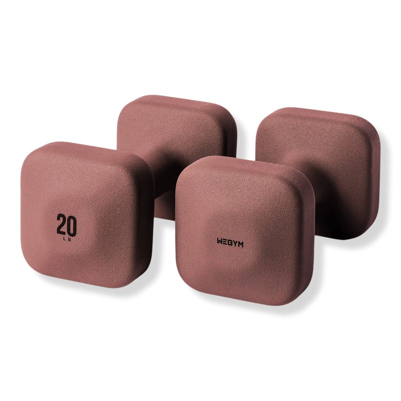 SafeGrip Dumbbells - Rose - 20 LB