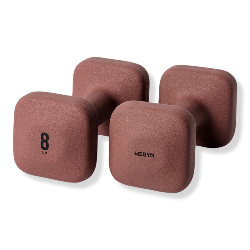 SafeGrip Dumbbells - Rose - 8 LB