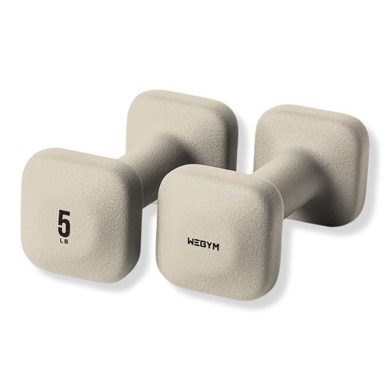 SafeGrip Dumbbells - Sandstone - 5 LB