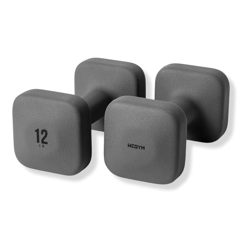 SafeGrip Dumbbells - Slate - 12 LB