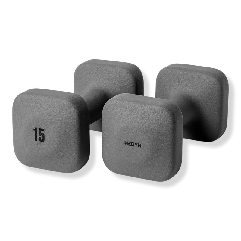 SafeGrip Dumbbells - Slate - 15 LB
