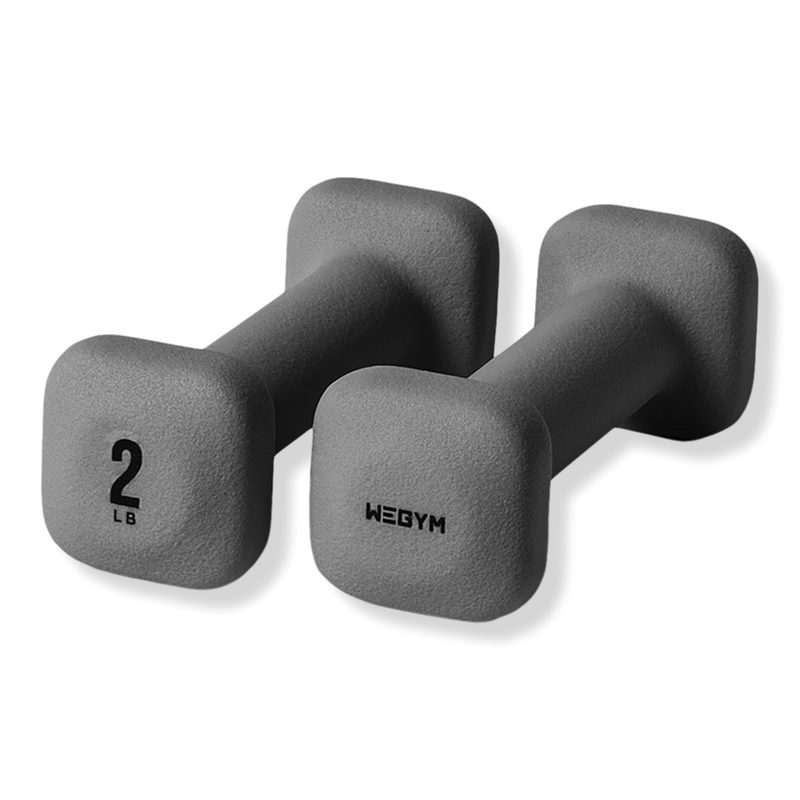 SafeGrip Dumbbells - Slate - 2 LB