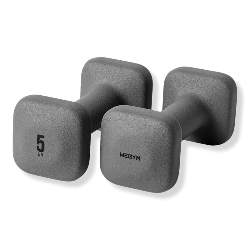 SafeGrip Dumbbells - Slate - 5 LB
