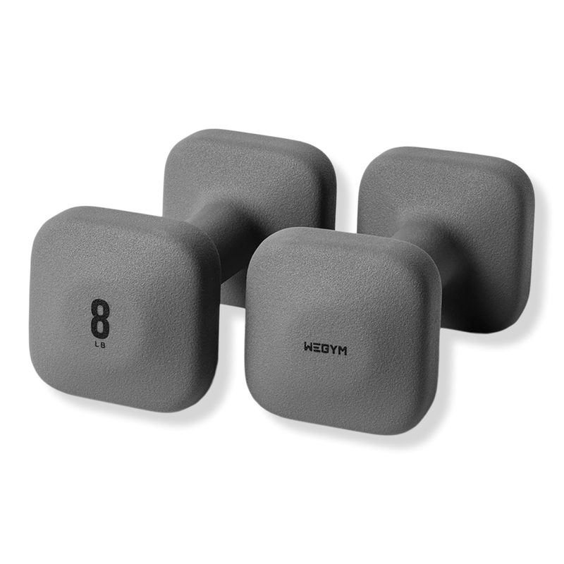 SafeGrip Dumbbells - Slate - 8 LB