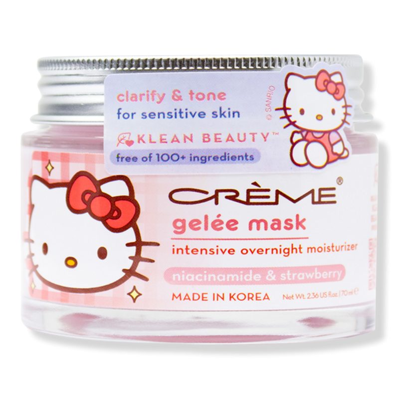 Sanrio Hello Kitty Klean Beauty Intensive Overnight Moisture Gelee Mask