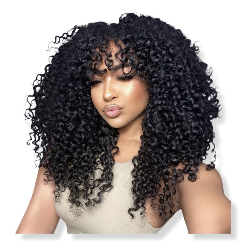 Sasha Curl Deep Curly Human Hair Wefts (Bundles) Extensions - 12"