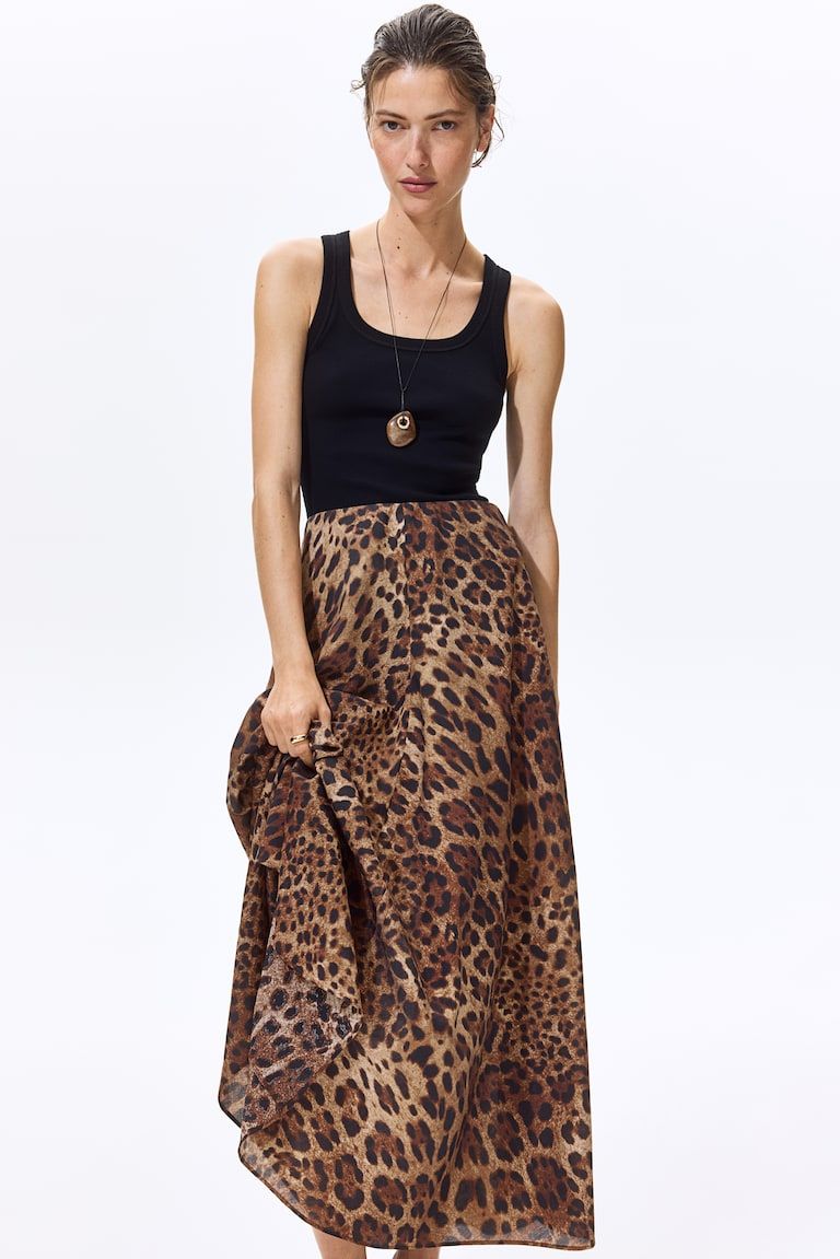 Satin Maxi Skirt
