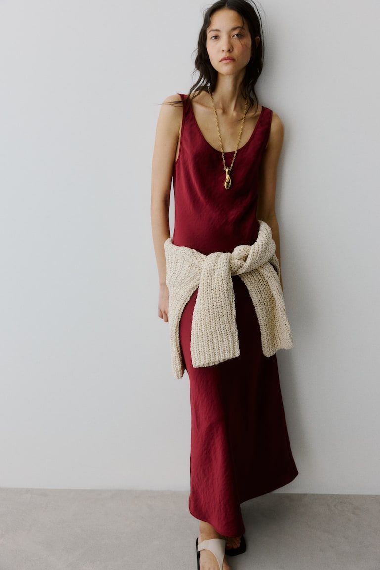 Satin Slip Dress