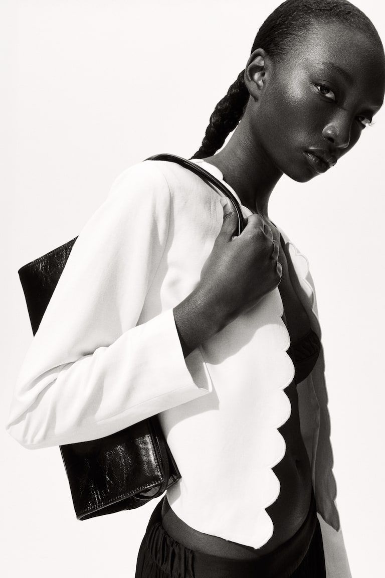 Scalloped-Edge Jacket