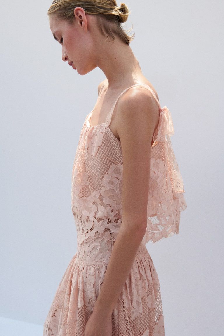 Scalloped Lace Top