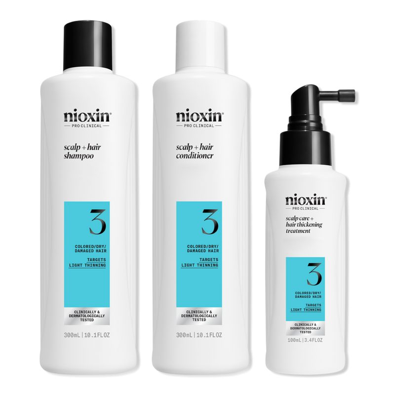 Scalp + Hair Thickening System 3 Kit - Full Size