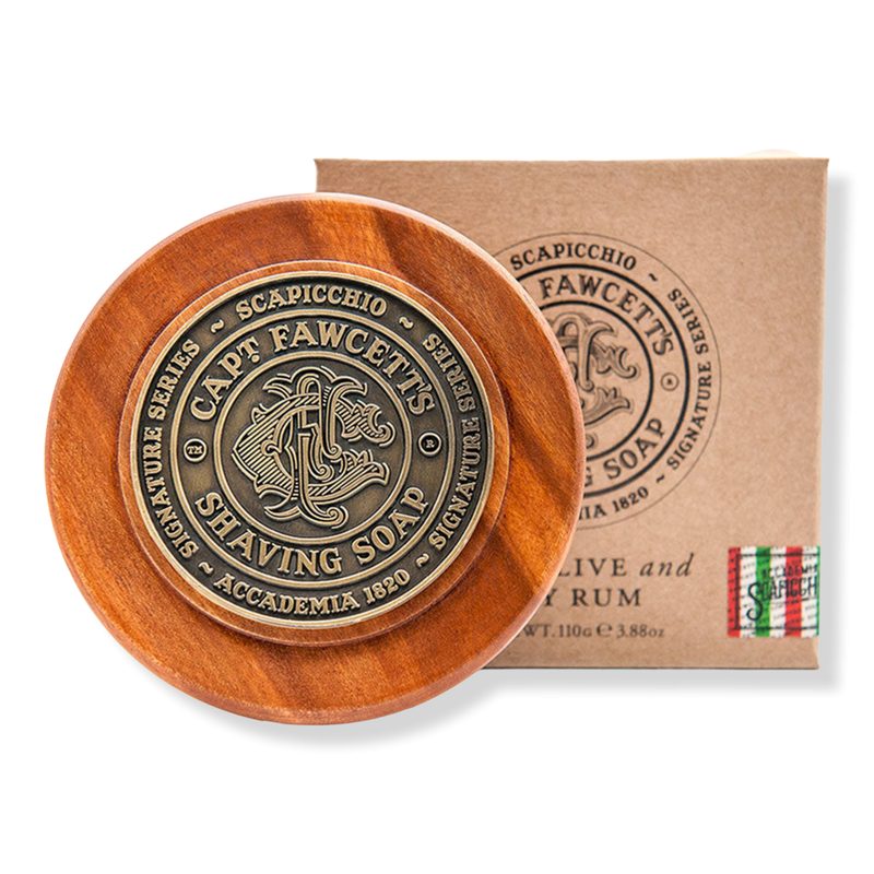 Scapicchio Fig, Olive & Bay Rum Shaving Soap