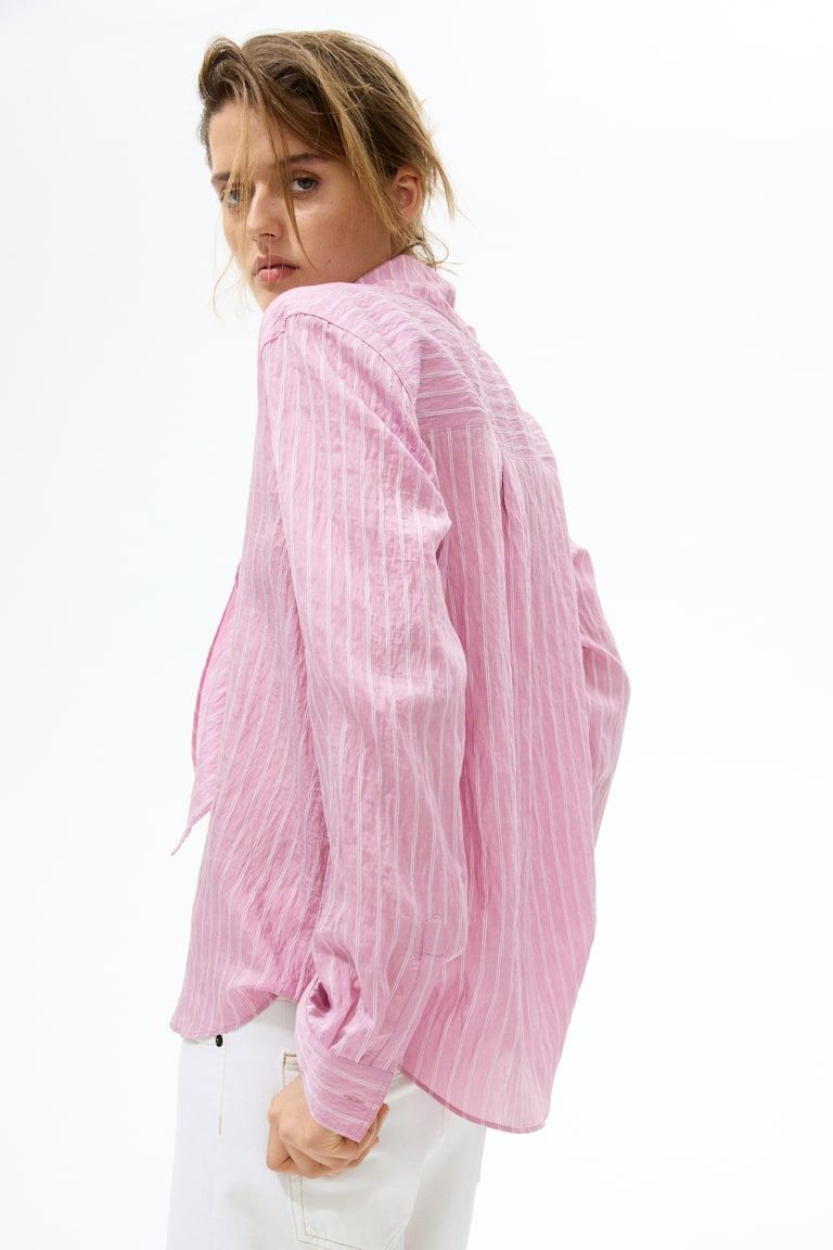 Scarf-Collar Shirt