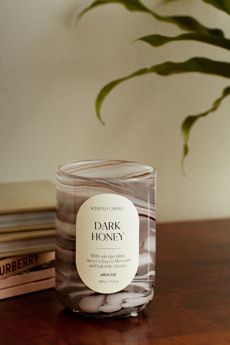 Scented Candle in Glass Holder
