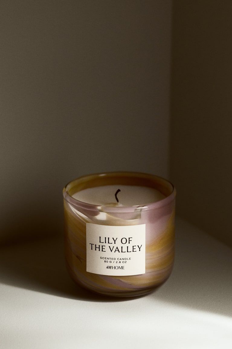 Scented Candle in Glass Holder