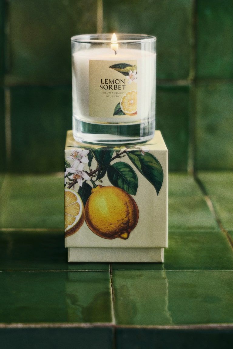 Scented Candle in Glass Holder