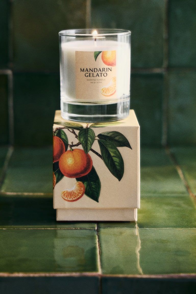 Scented Candle in Glass Holder
