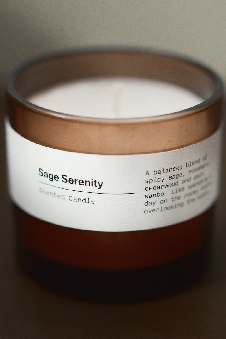 Scented Candle in Glass Holder