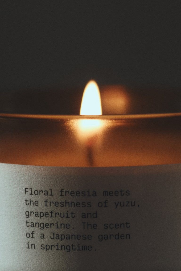 Scented Candle in Glass Holder