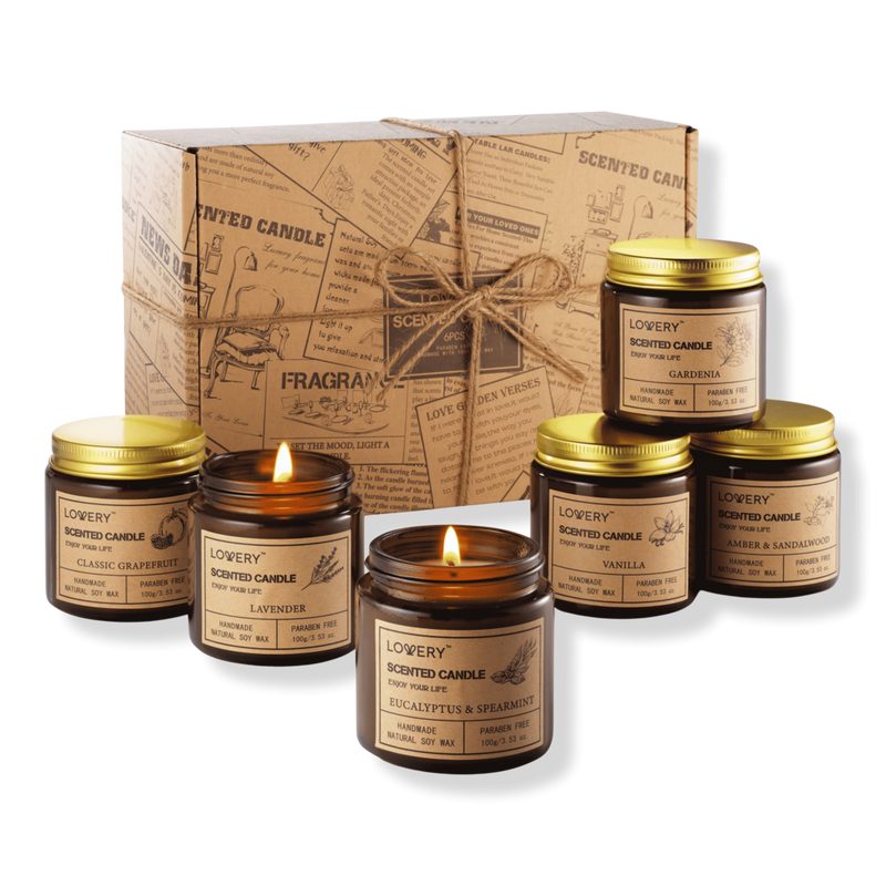 Scented Soy Candle Gift Set