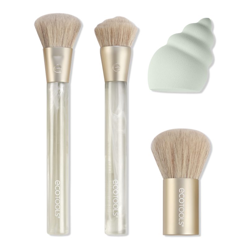 Sea Gems Face Makeup Brush & Sponge Set