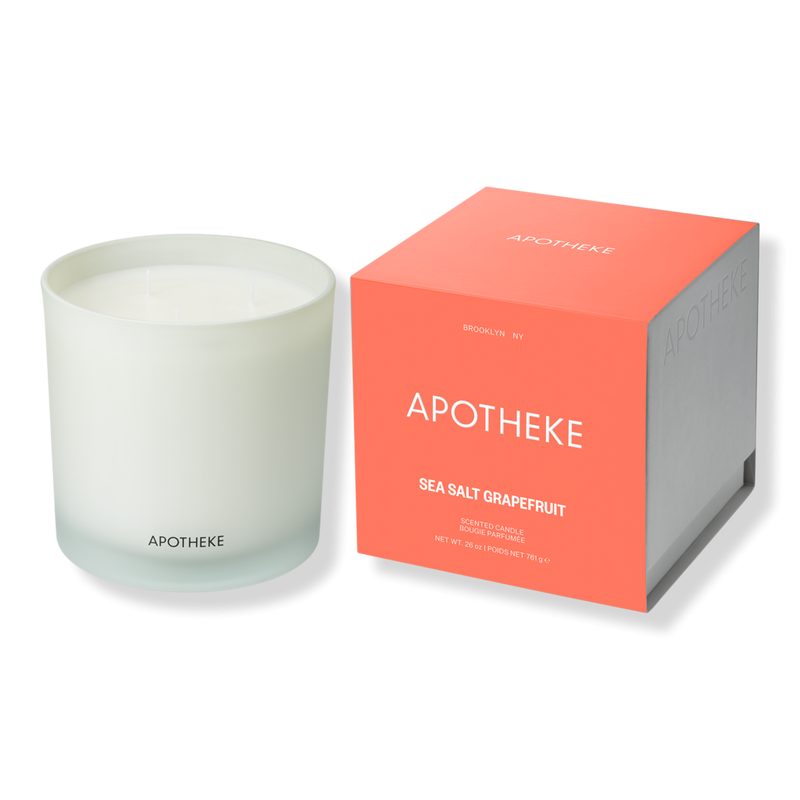 Sea Salt Grapefruit Scented Candle - 26 oz (3-Wick Candle)