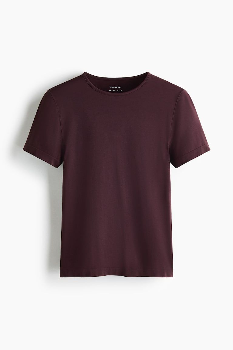 Seamless Slim-Fit Sports Top with SoftMove™