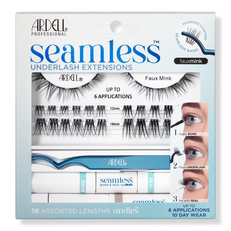 Seamless Underlash Extension Kit - Faux Mink