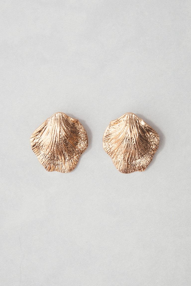 Seashell-Shaped Earrings