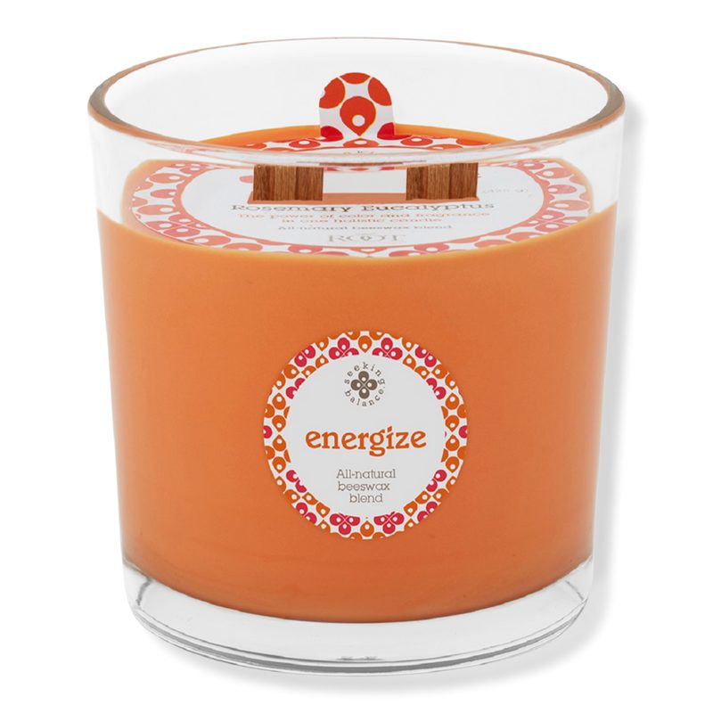 Seeking Balance Aromatherapy Candle - Energize - Rosemary Eucalyptus - 12 oz