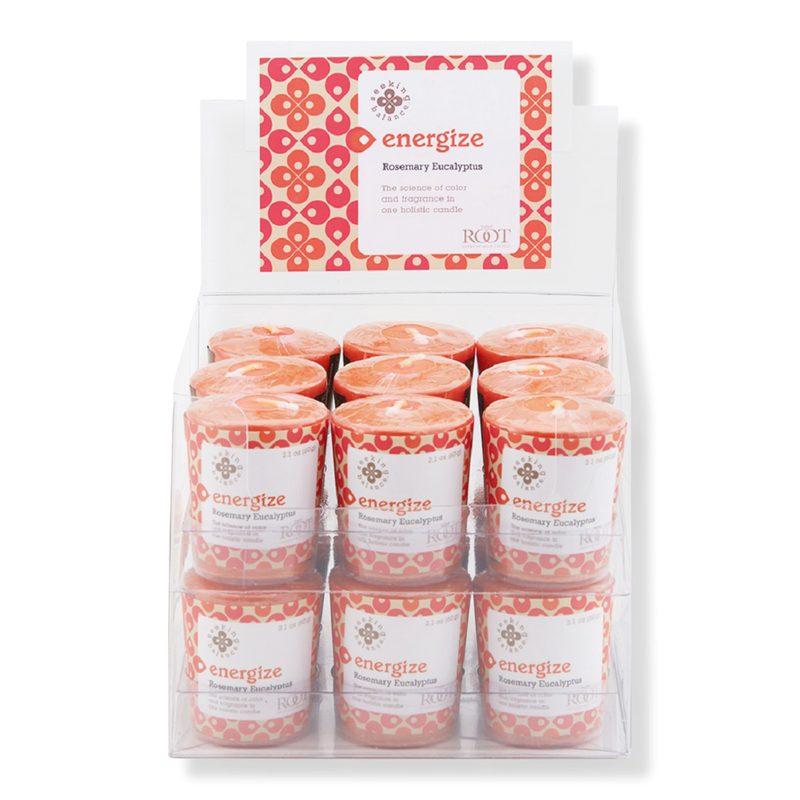 Seeking Balance Aromatherapy Candle - Energize - Rosemary Eucalyptus - 18 ct
