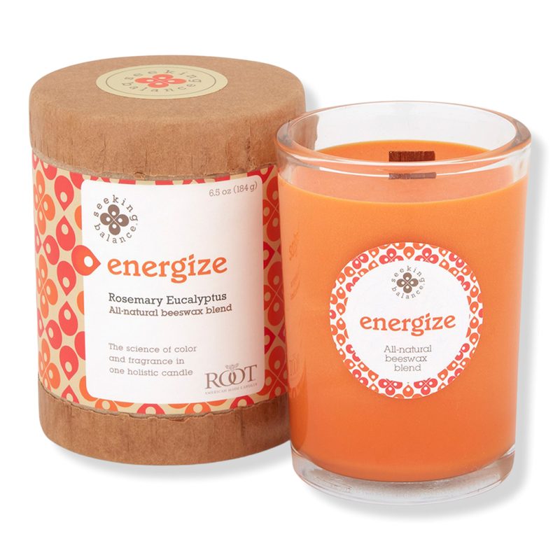 Seeking Balance Aromatherapy Candle - Energize - Rosemary Eucalyptus - 6.5 oz
