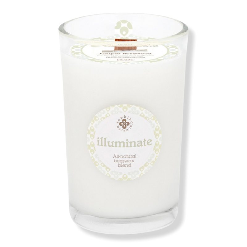 Seeking Balance Aromatherapy Candle -Illuminate - Juniper Rosewood - 8 oz