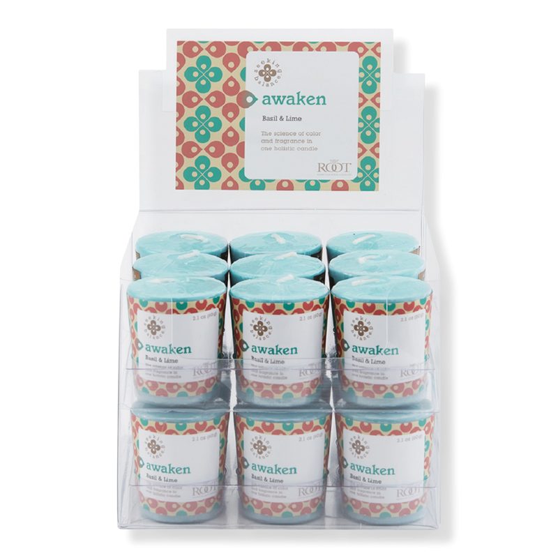Seeking Balance Awaken - Basil & Lime Aromatherapy Candle - 18 ct