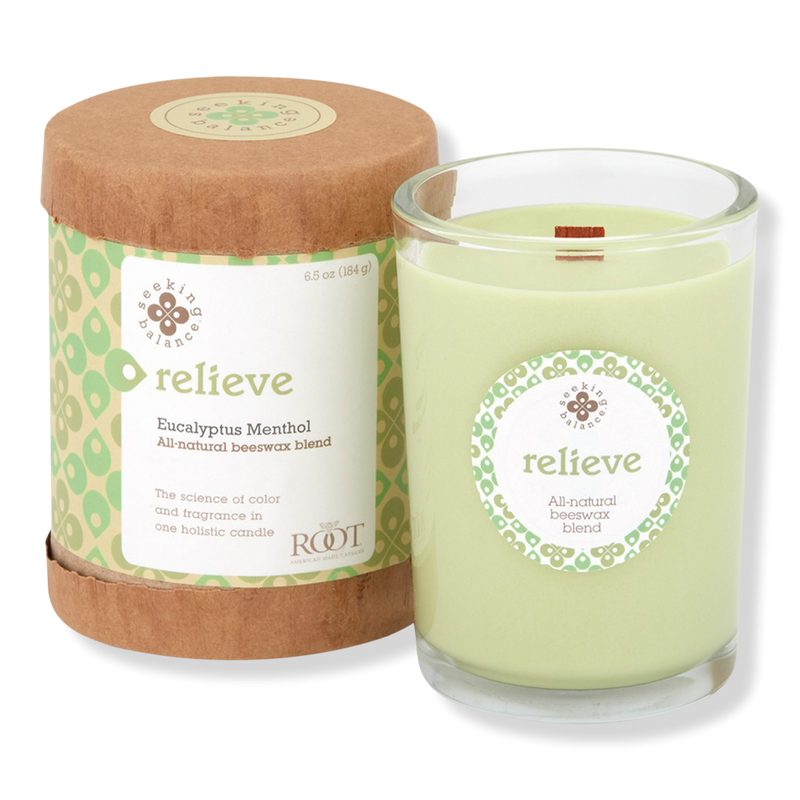 Seeking Balance Relieve - Eucalyptus Menthol Aromatherapy Candle - 6.5 oz