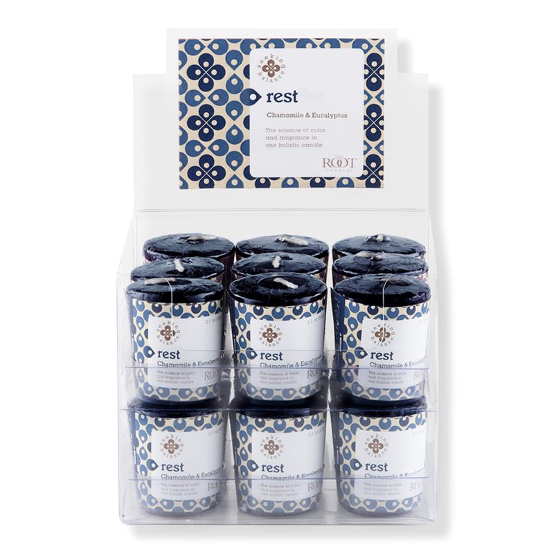Seeking Balance Rest - Chamomile & Eucalyptus Aromatherapy Candle - 18 ct