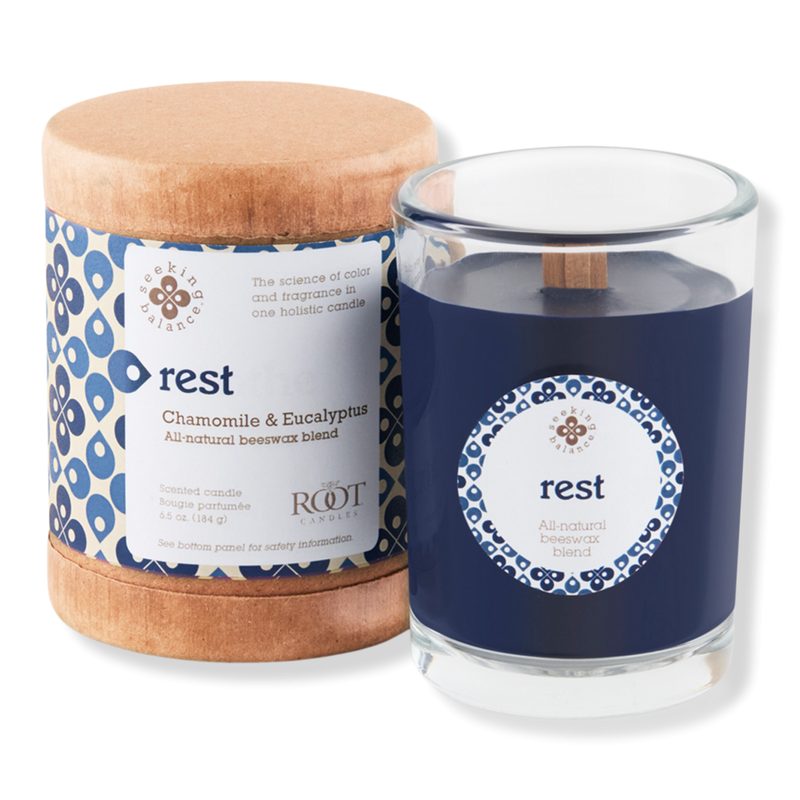 Seeking Balance Rest - Chamomile & Eucalyptus Aromatherapy Candle - 6.5 oz