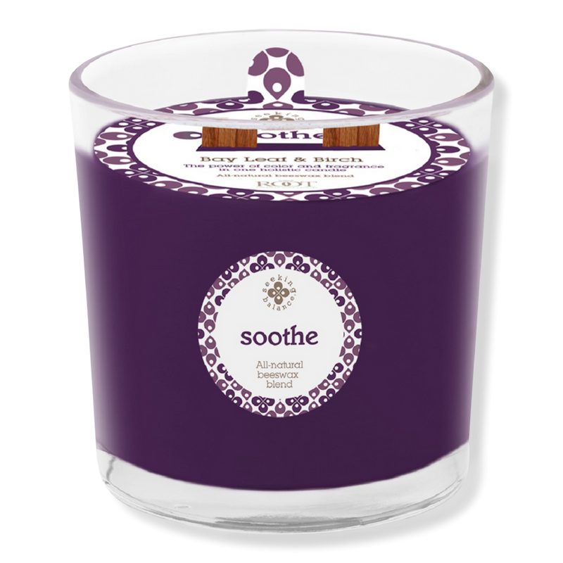 Seeking Balance Soothe - Bay Leaf & Birch Aromatherapy Candle - 12 oz
