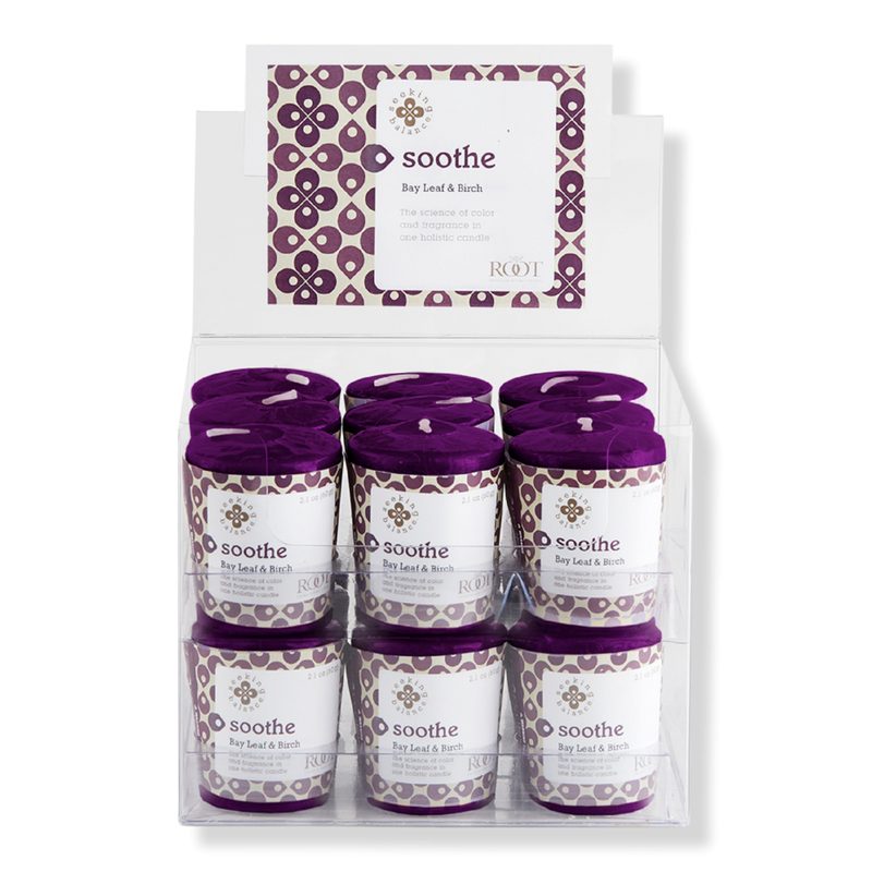 Seeking Balance Soothe - Bay Leaf & Birch Aromatherapy Candle - 18 ct